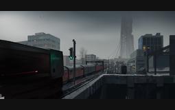Tristan Reidford: Some early Half Life VR paintings. One dark and rainy, the other bright and dry.