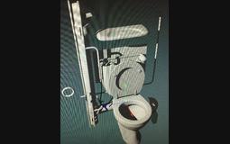 Tristan Reidford: A lot of effort went into this toilet model.  Nobody was asking for a breakable toilet model, and weeks went by before i had to subvert a playtest by demanding a playtester shoot the toilet.